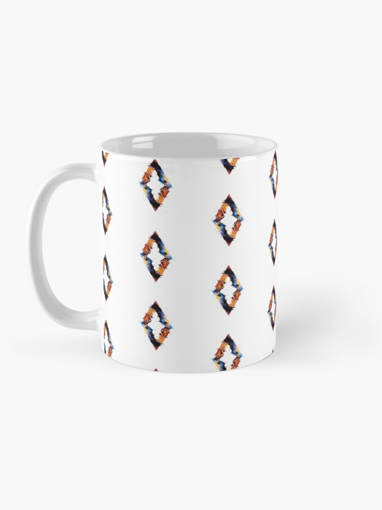 Alternate view of Abstract diamond Coffee Mug