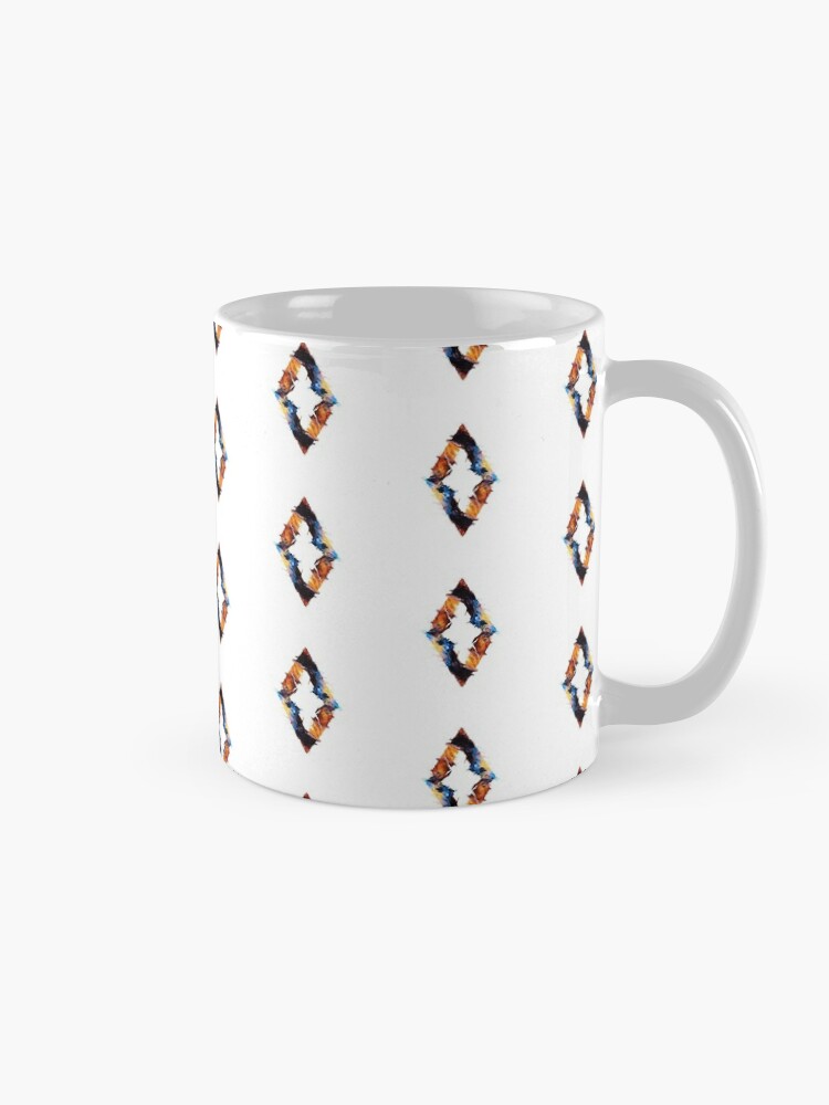 Alternate view of Abstract diamond Coffee Mug