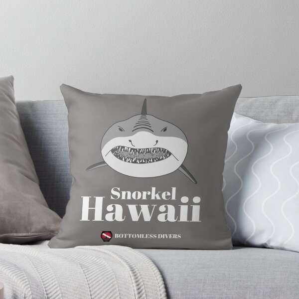 Item preview, Snorkel Hawaii Shark Face with White Font designed and sold by BottomlessDiver.