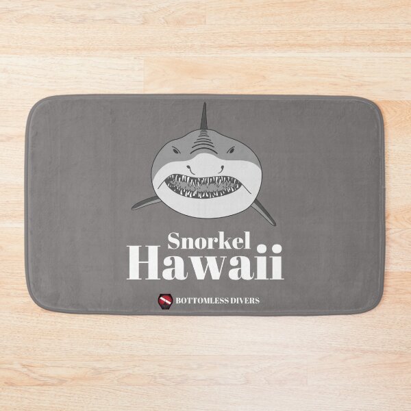 Item preview, Snorkel Hawaii Shark Face with White Font designed and sold by BottomlessDiver.