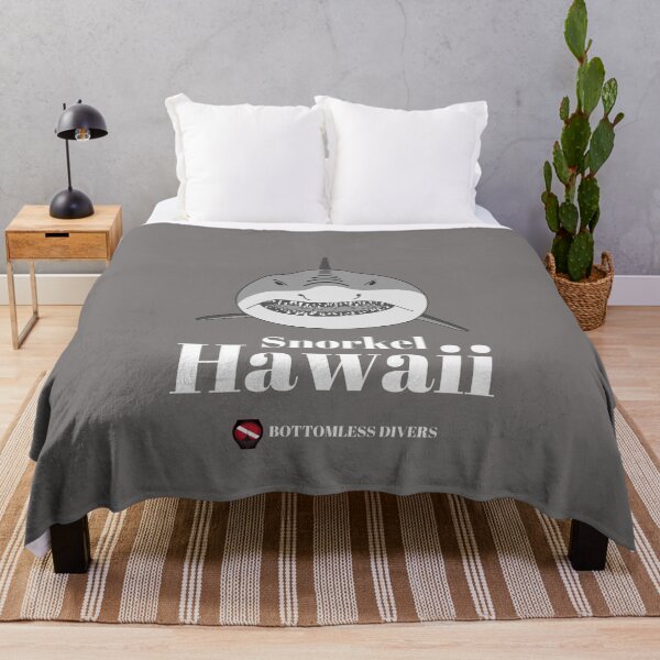 Item preview, Snorkel Hawaii Shark Face with White Font designed and sold by BottomlessDiver.