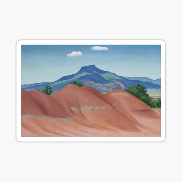 Item preview, Georgia O'Keeffe Red Hills designed and sold by emidye20.