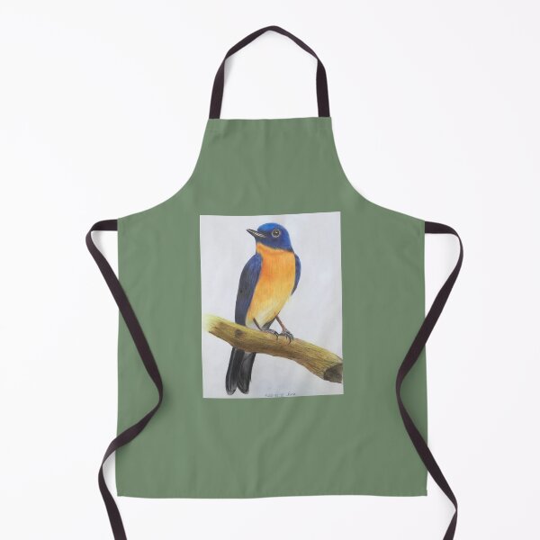 Item preview, Bird Pastel Painting Art.(Green) designed and sold by LotusCreations.