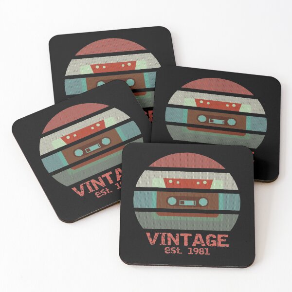 Item preview, Vintage est 1981 funny hipster cassette tape  designed and sold by Arlooz Tees.