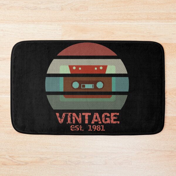 Item preview, Vintage est 1981 funny hipster cassette tape designed and sold by Arlooz Tees.