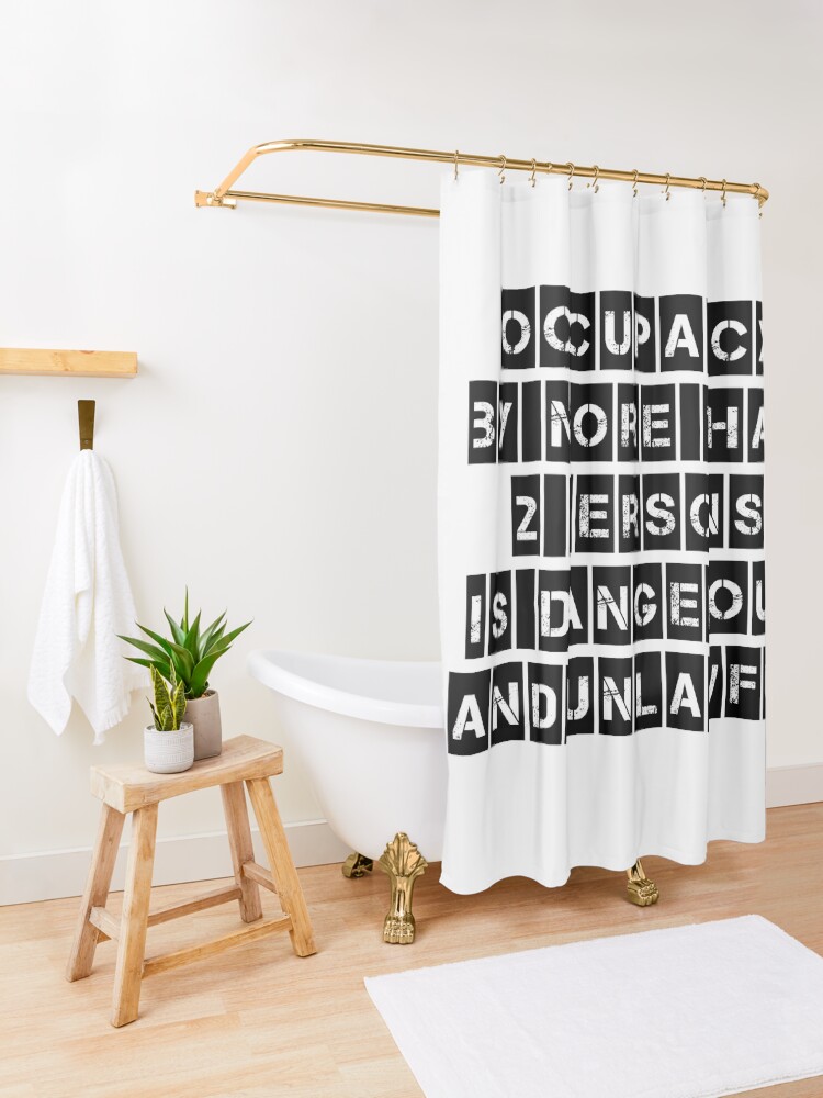 Alternate view of Occupancy Shower Curtain