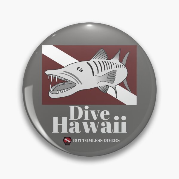 Item preview, Dive Hawaii Barracuda with White Font designed and sold by BottomlessDiver.