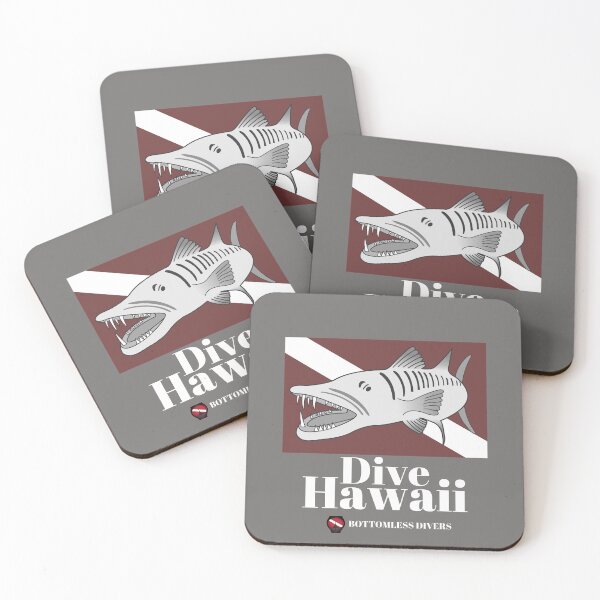 Item preview, Dive Hawaii Barracuda with White Font designed and sold by BottomlessDiver.