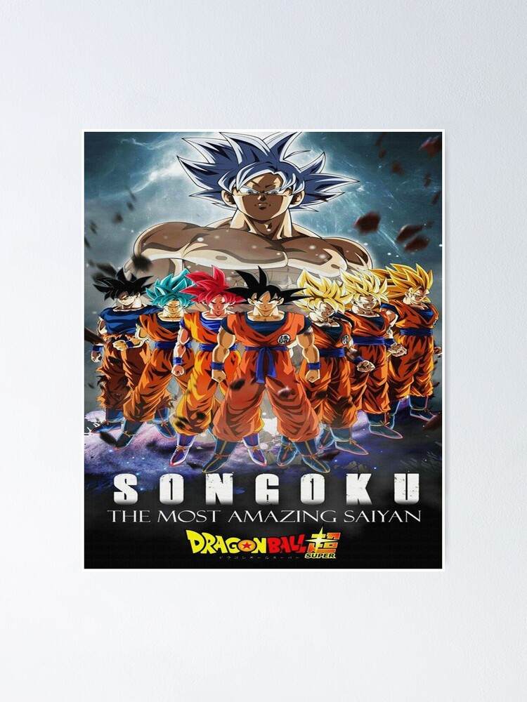 Poster Drangon Ball Z Super Sangoku Transformations Super Saiyan