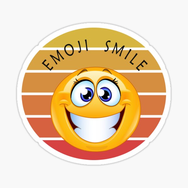 New Funny Thinking Emoji Smiley Famous Meme Big Yellow Decal Sticker Car  Laptop