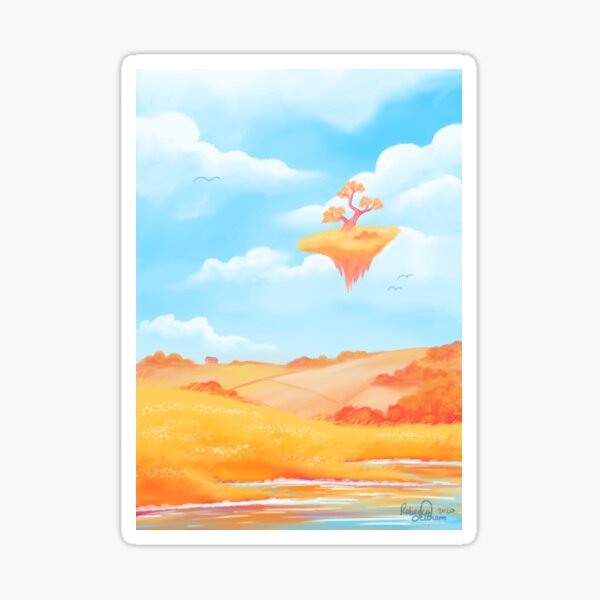 Summer Fields Sticker