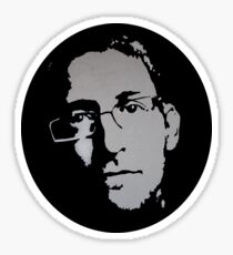 EDWARD SNOWDEN - LIFE CURRENT WALL series... Sticker