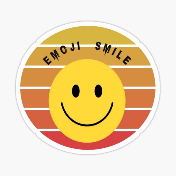 New Funny Thinking Emoji Smiley Famous Meme Big Yellow Decal Sticker Car  Laptop