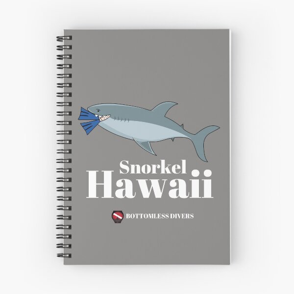 Item preview, Snorkel Hawaii Shark with White Font designed and sold by BottomlessDiver.