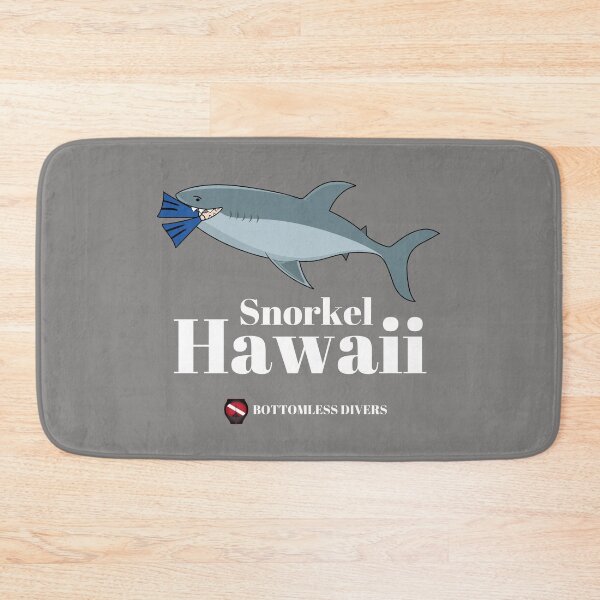 Item preview, Snorkel Hawaii Shark with White Font designed and sold by BottomlessDiver.