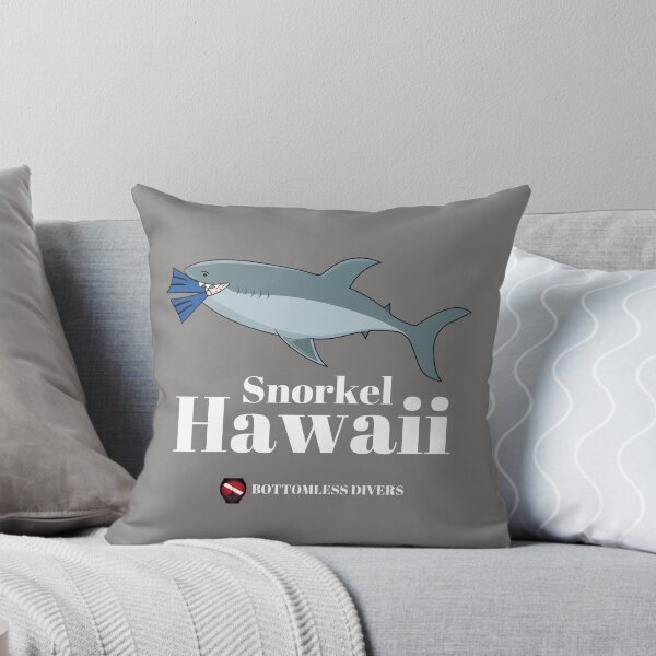 Item preview, Snorkel Hawaii Shark with White Font designed and sold by BottomlessDiver.