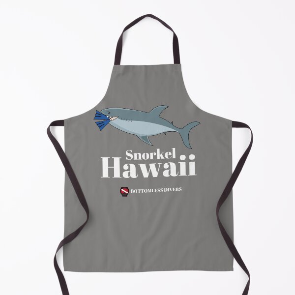 Item preview, Snorkel Hawaii Shark with White Font designed and sold by BottomlessDiver.
