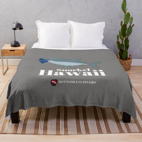 Item preview, Snorkel Hawaii Shark with White Font designed and sold by BottomlessDiver.