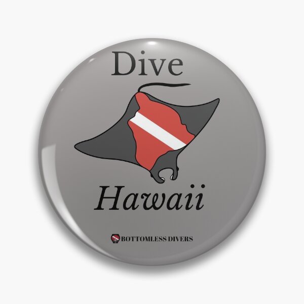 Item preview, Dive Hawaii Manta Ray with Black Font designed and sold by BottomlessDiver.