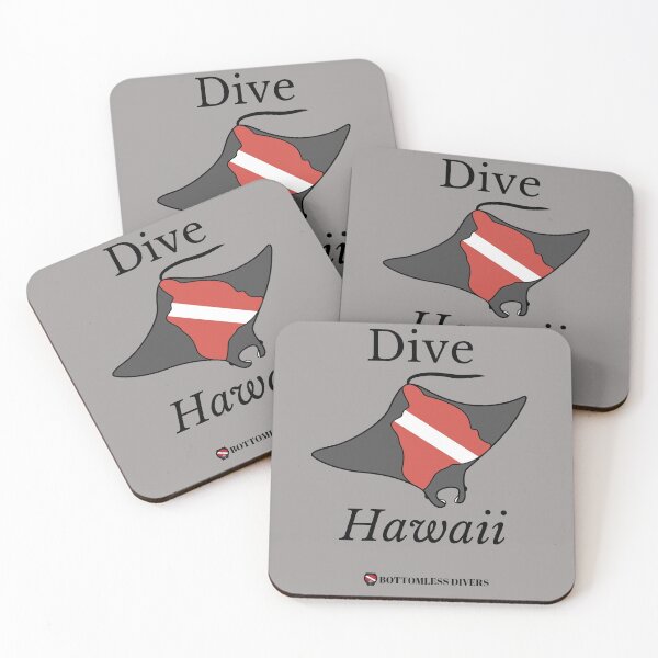 Item preview, Dive Hawaii Manta Ray with Black Font designed and sold by BottomlessDiver.