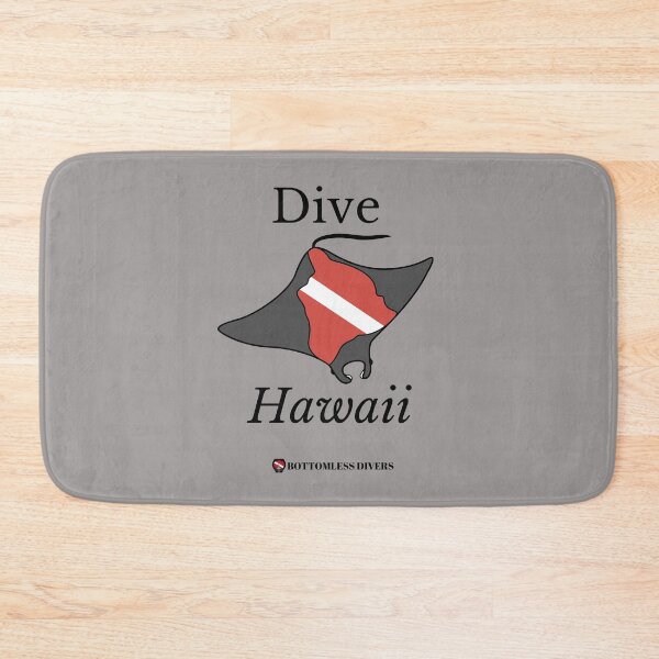 Item preview, Dive Hawaii Manta Ray with Black Font designed and sold by BottomlessDiver.