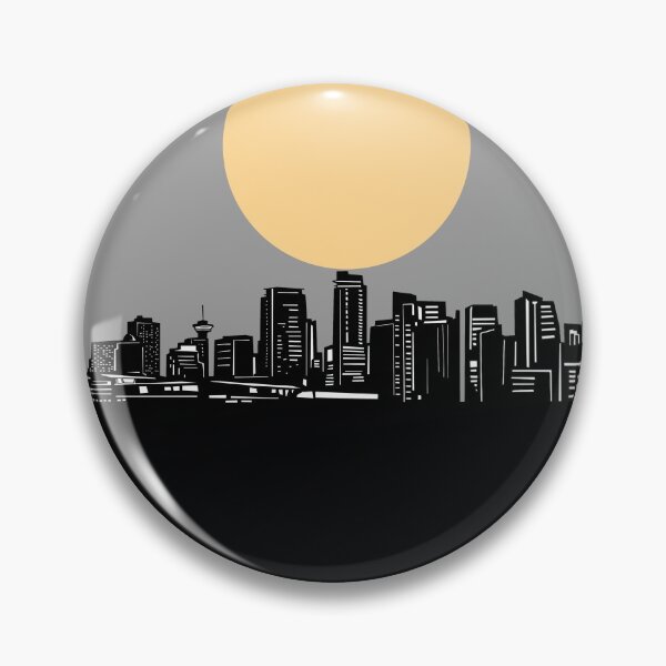 Item preview, vancouver skyline minimal designed and sold by BekimART2.