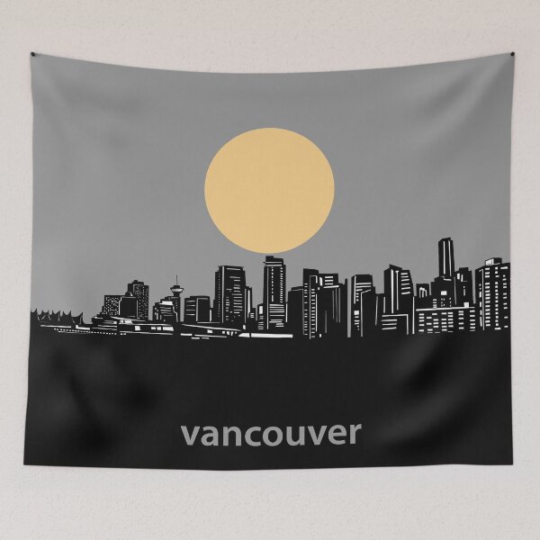 Item preview, vancouver skyline minimal designed and sold by BekimART2.