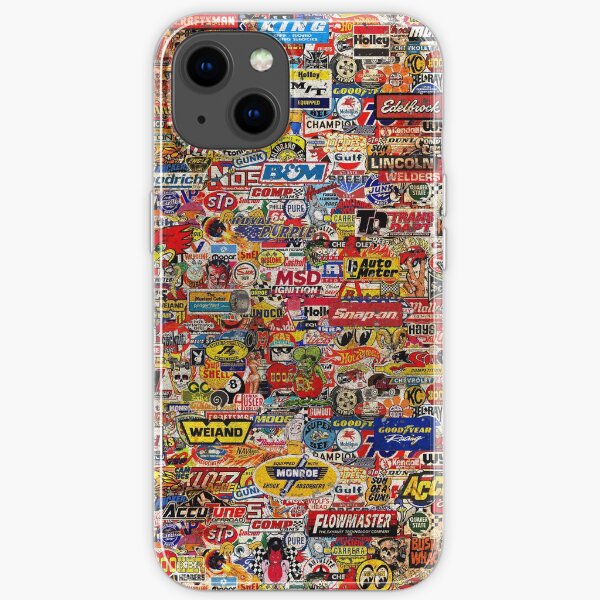 Racing Decal Collage 2020 Coque souple iPhone