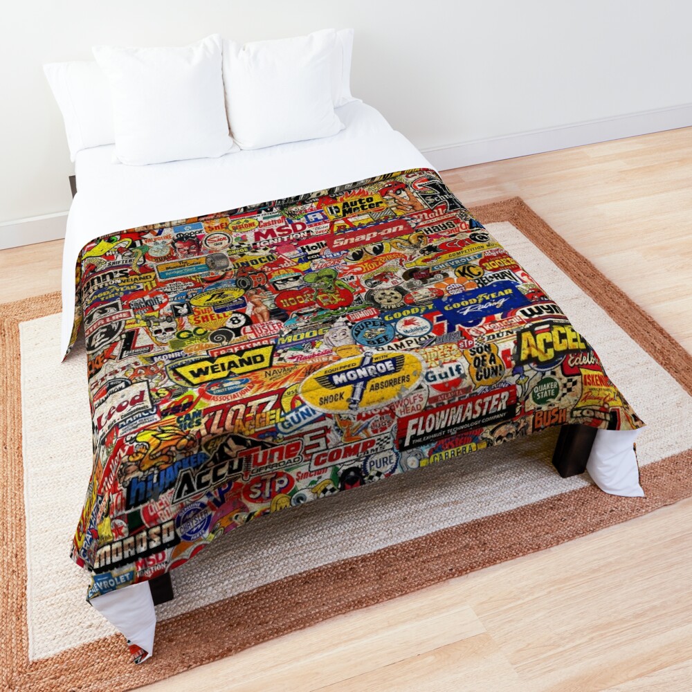 Racing Decal Collage 2020 Comforter