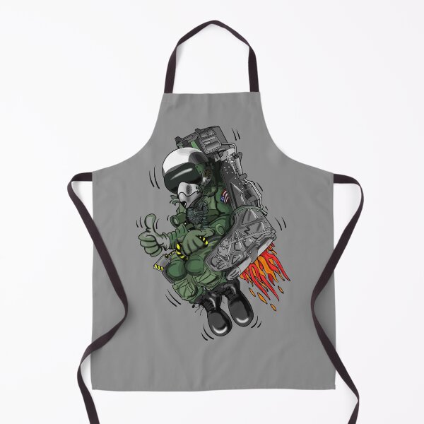 Item preview, Military Fighter Jet Pilot Ejection Seat Cartoon Illustration designed and sold by hobrath.