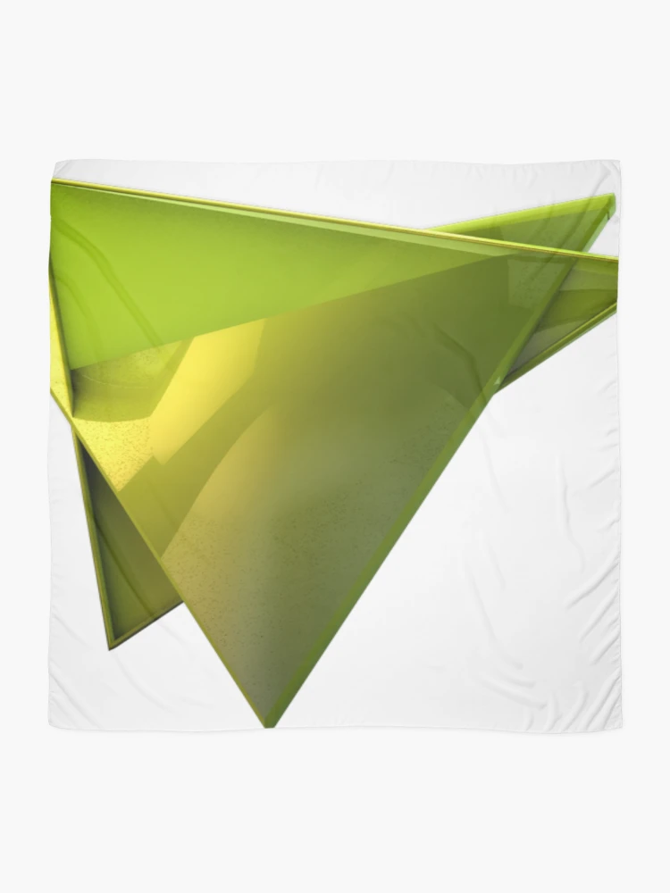 Thumbnail 2 of 3, Scarf, 3D Triangle design designed and sold by Rajzone.