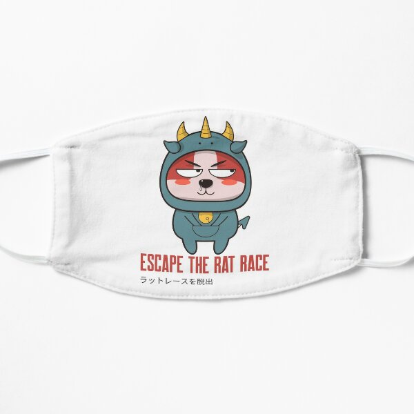 The Rat Race Face Masks Redbubble