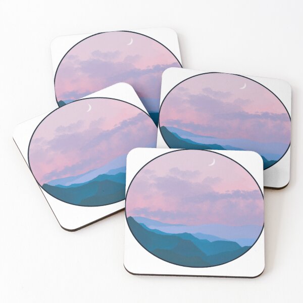 Item preview, Mountain sunset designed and sold by LoraLoo.