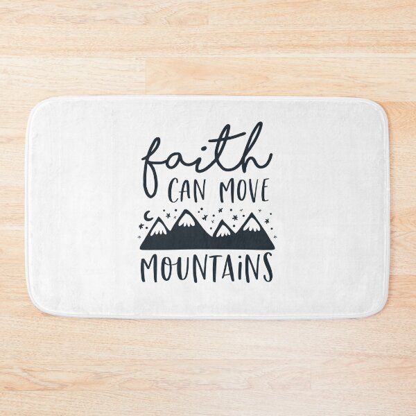 Item preview, Faith Can Move Mountains designed and sold by redwoodandvine.