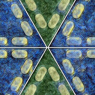 Artwork thumbnail, CreateTime-Vision - Green & Blue by CreateTime