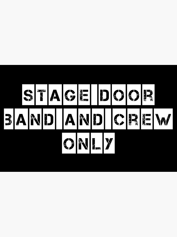 Stage Door (For Black clothing) by ExcellRocks