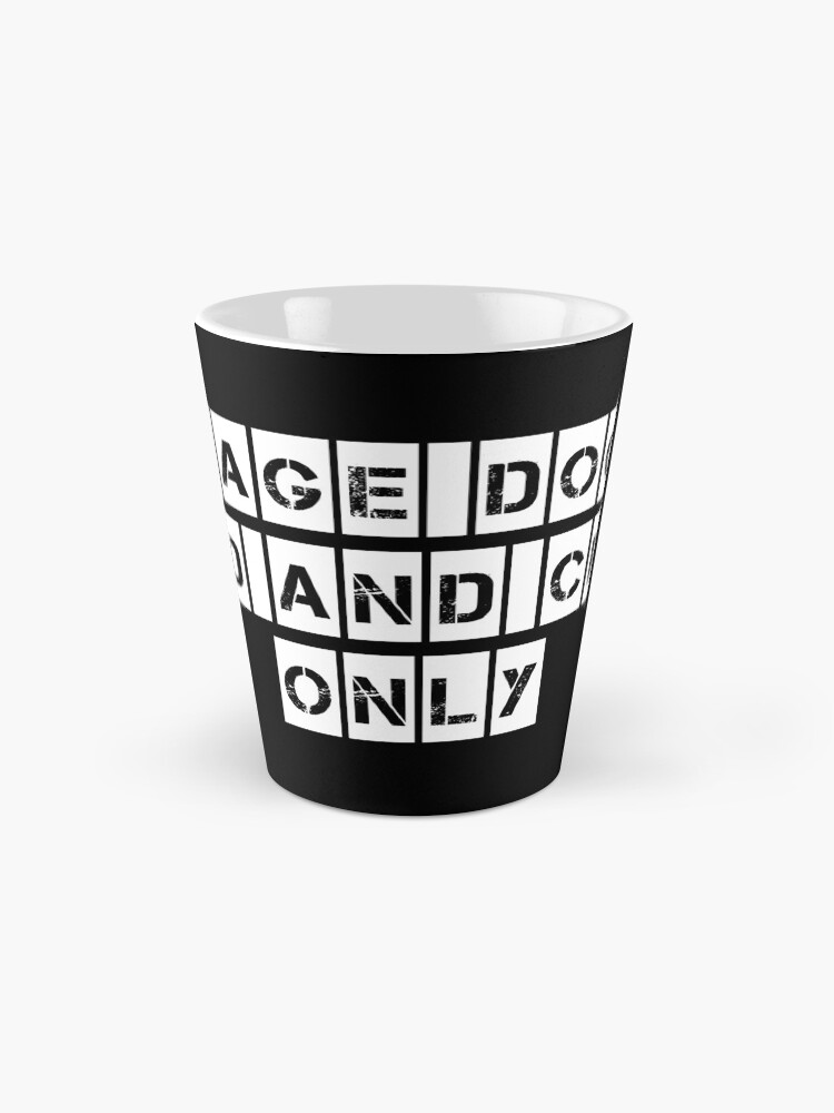 Alternate view of Stage Door (For Black clothing) Mug