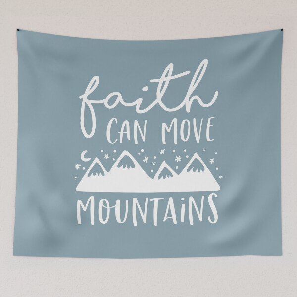 Item preview, Faith Can Move Mountains designed and sold by redwoodandvine.