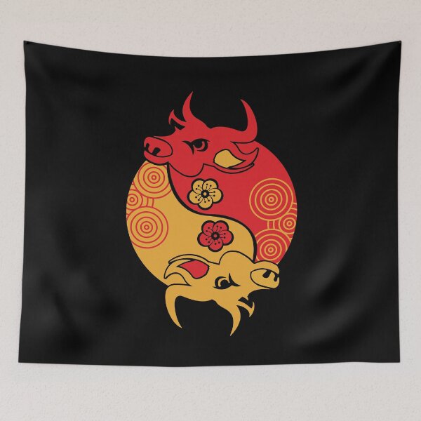 Item preview, Year of The Ox 2021 Ying yang Outfit for Chinese Ox Zodiac  designed and sold by Rzelemenz.