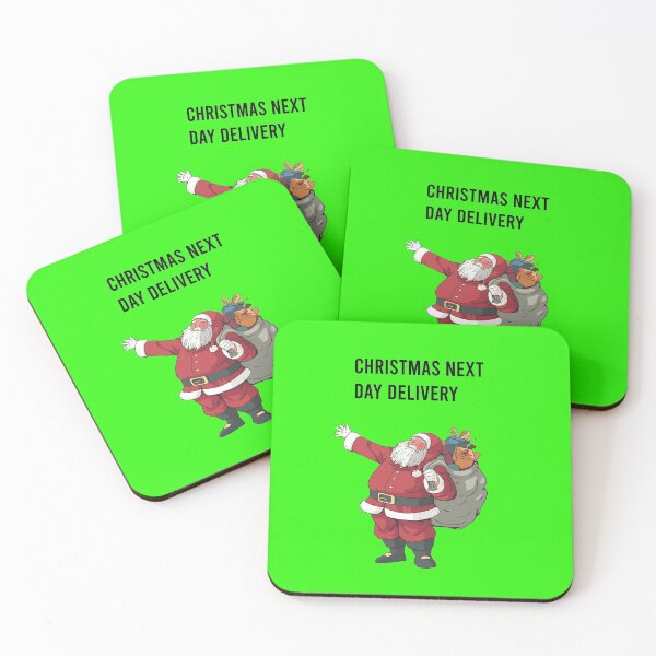 Item preview, Green Christmas Next Day Delivery designed and sold by DamaliePierre.