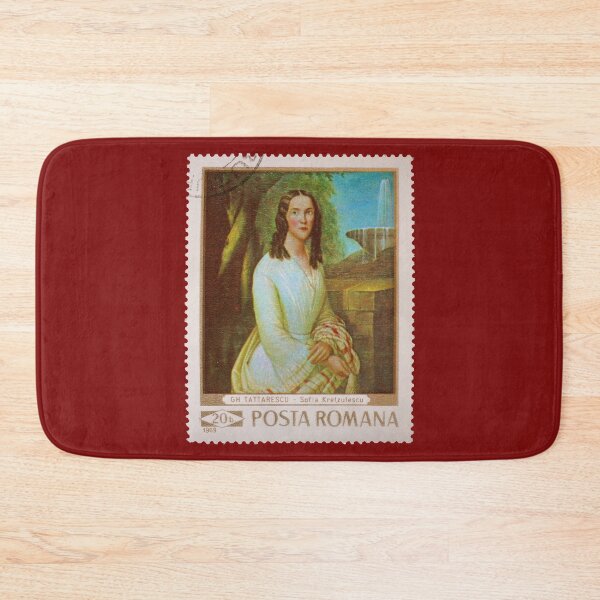 Item preview, Gheorghe Tattarescu - Sofia Kretzulescu Painting Vintage Stamp designed and sold by StampCollection.