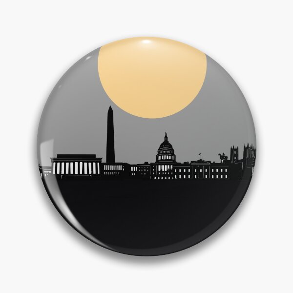 Item preview, washington dc skyline minimal designed and sold by BekimART2.