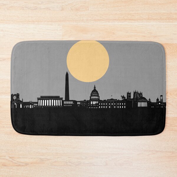 Item preview, washington dc skyline minimal designed and sold by BekimART2.