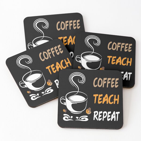 Item preview, Coffee Teach Repeat, coffee lover designed and sold by Welly33.