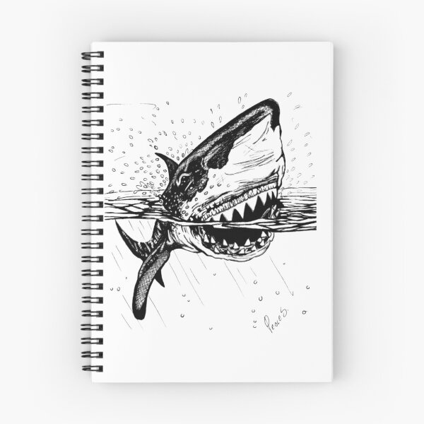 Item preview, Shark (Black and White version) designed and sold by World-of-Sara.