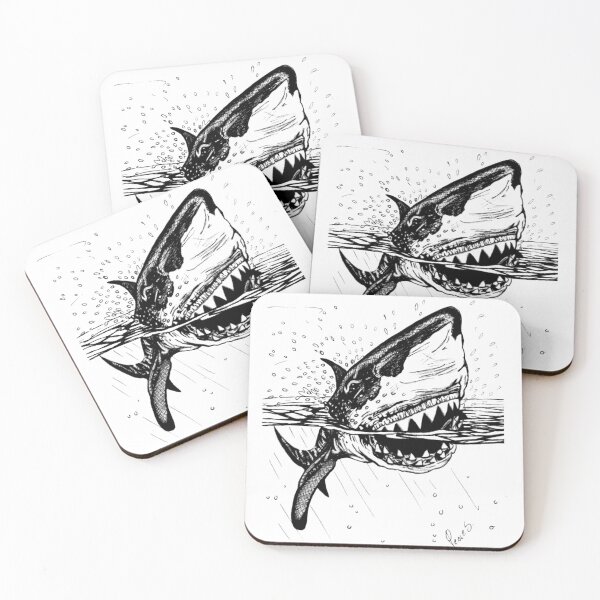 Item preview, Shark (Black and White version) designed and sold by World-of-Sara.