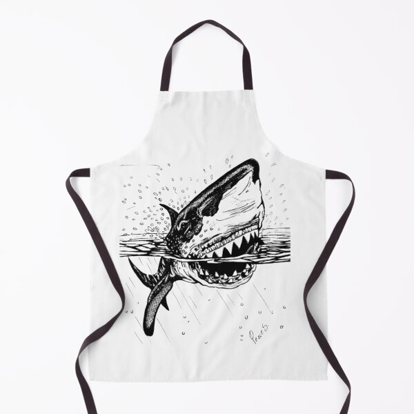 Item preview, Shark (Black and White version) designed and sold by World-of-Sara.