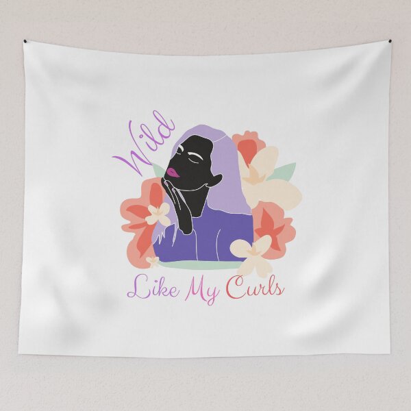 Item preview, Wild Like My Curls Pastel Floral designed and sold by CheraeLynn.
