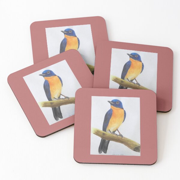 Item preview,  Bird Pastel Painting Art.(Red) designed and sold by LotusCreations.