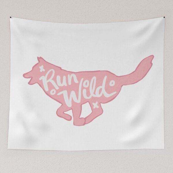 Item preview, Run Wild - Canine in Pink designed and sold by VivtheFish.